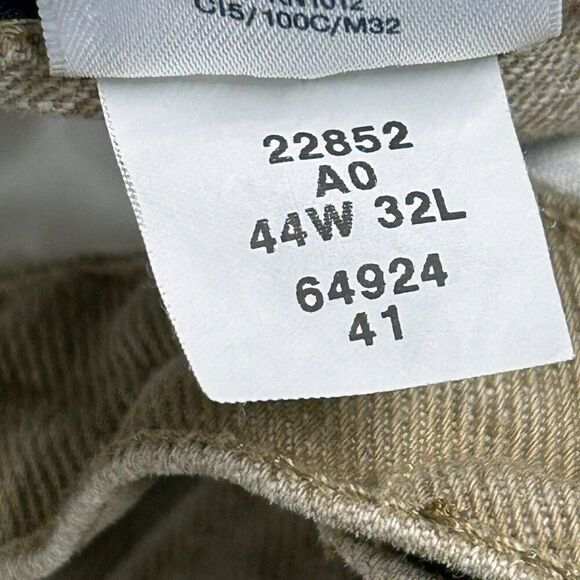 New Lands End Square Rigger Mens Khaki Pants Size 44W x 32L 100% Cotton - Picture 5 of 10